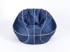 Кресло-мешок Россия Баскетбольный мяч большое Черный/Белый